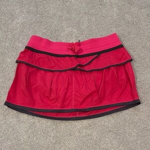 Lululemon Athletica Pink and Black Skort